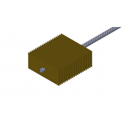 GOUPILLON ACIER RECT60X45...