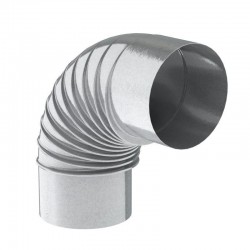 COUDE ALUMINIE 90ø - DIAM.167