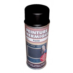 BOMBE PEINTURE NOIR MAT POUR ACIER 2MM NOIR MAT