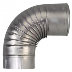 COUDE ALU 90ø - DIAM. 90