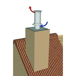 TERMINAL C3 INOX NOIR DIAM.100