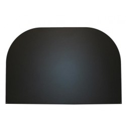 plaque acier noir sablé...