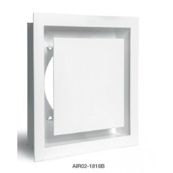AIR 02 grille de distribution air chaud blanche 180x180mm (choisir pr