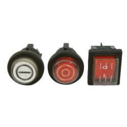 INTERRUPTEUR POUSSOIR + CAPOT